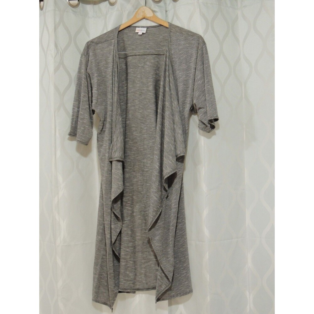 Size Small LulaRoe Caroline Open-front Shirley Cardigan  Duster Heather Gray
